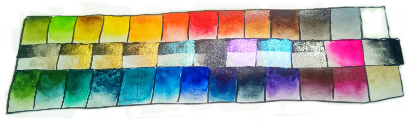 sockenzombie farben aquarell farbkarte farbtabelle