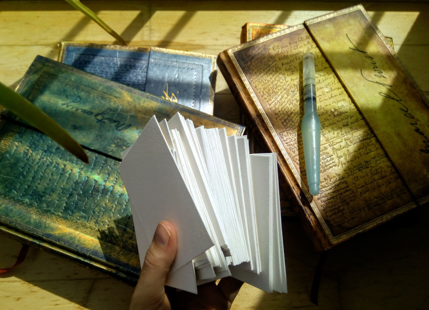 sockenzombie skizzenbücher wassertankpinsel papier paperblanks